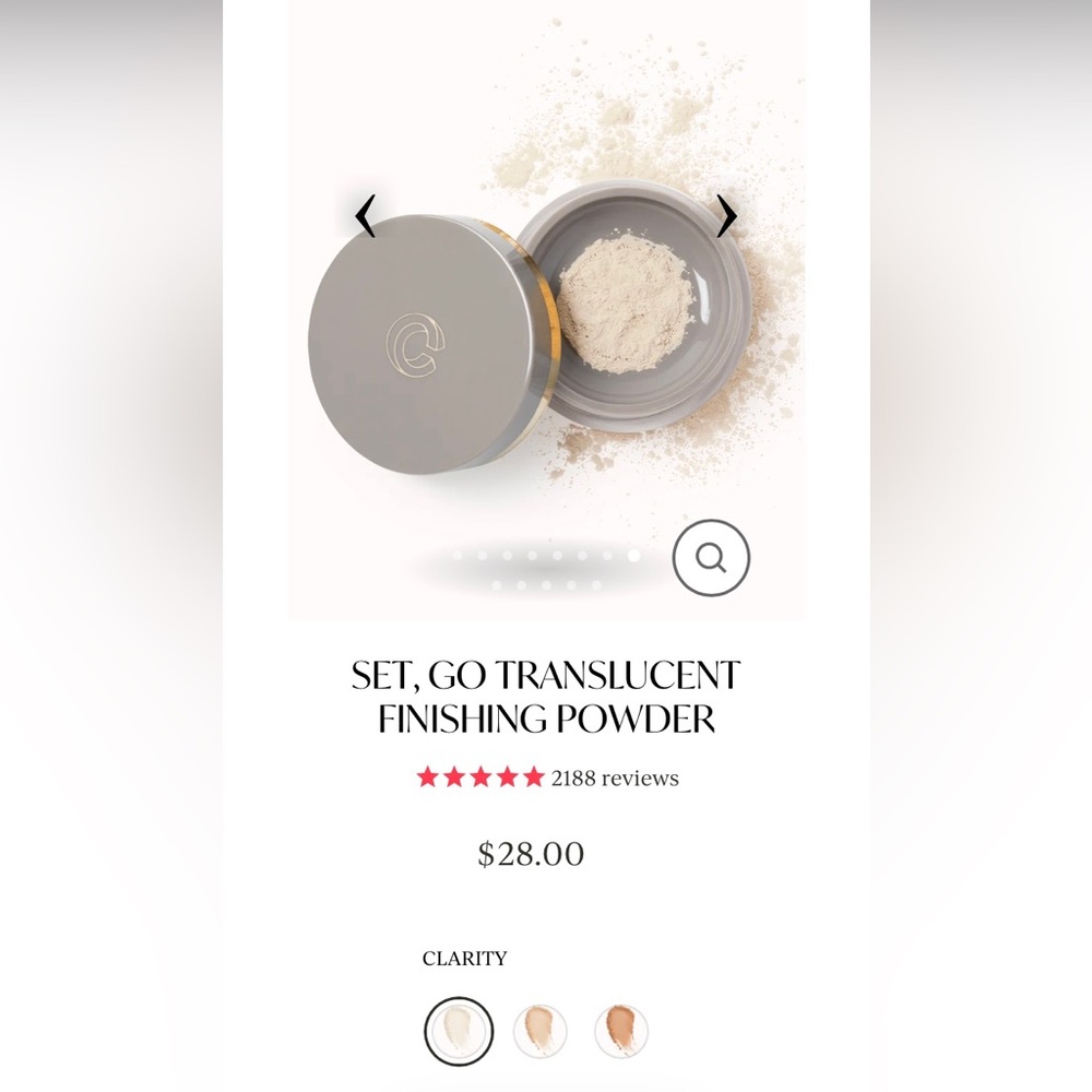 Complex culture translucent powder in “clarity”